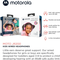 Детски слушалки с кабел Motorola Moto JR200, Pink-gCSML.png
