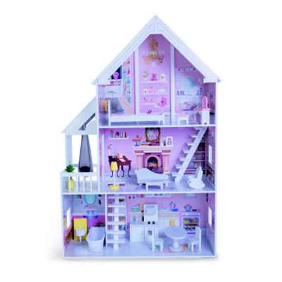 Дървена къща за кукли Moni Toys Cindarella