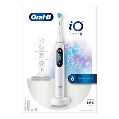 Електрическа четка за зъби Oral-B IO Series 8, бяла