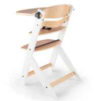 Столче за хранене KinderKraft ENOCK, Дървено/бели крака-gJpSi.jpg