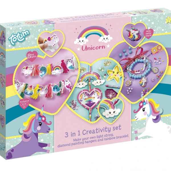 Творчески комплект Totum Направи си сам бижута 3в1, Еднорог-gPfNt.jpeg