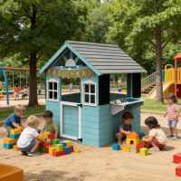 Детска дървена къща за игра Ginger Home, с кухня-gR3D4.jpeg