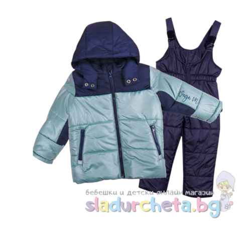 Детско яке с гащеризон Вега-М, олив