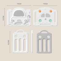 Бебешка ограда с баскетболен кош и табло с активности Feelkids, Кафява кола-geYQz.jpeg