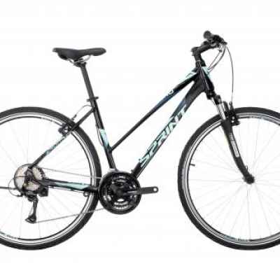 Велосипед Sprint Sintero Lady 28, черно със синьо