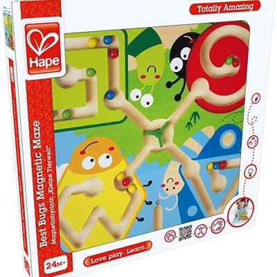 Дървена игра Hape, Магнитен лабиринт, Насекоми