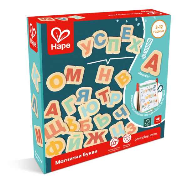 Образователен комплект Hape, Магнитни букви на Български език, 48 части-gqlG1.jpeg