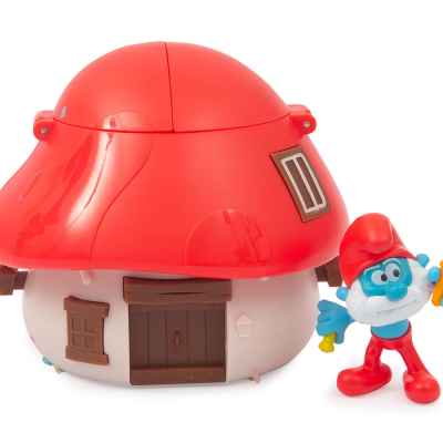 Къщичка със Смърф за игра Comsed, червена