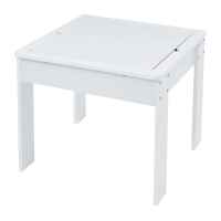Комплект 2 в 1 двустранна дървена маса с 2 столчета GINGER, WHITE/GRAY-h3EAj.jpg