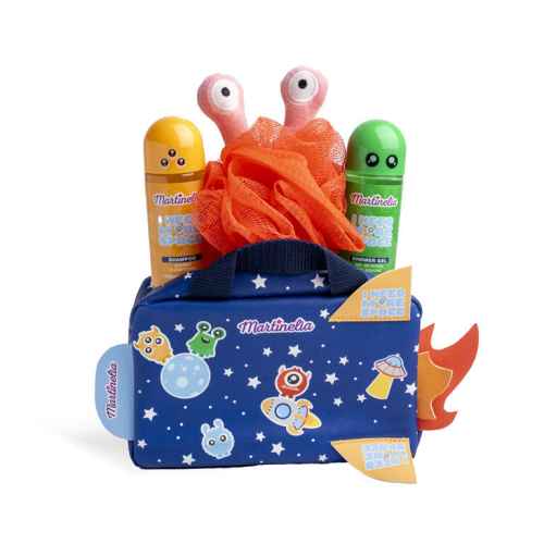 Комплект за баня в несесер Martinelia, Космос, 4 части