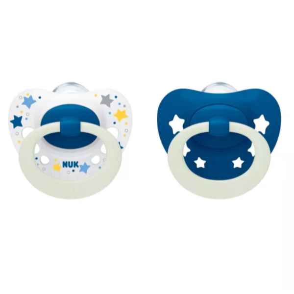 Силиконова залъгалка NUK Signature Night, 6-18м, синя, 2бр-hMocD.jpeg