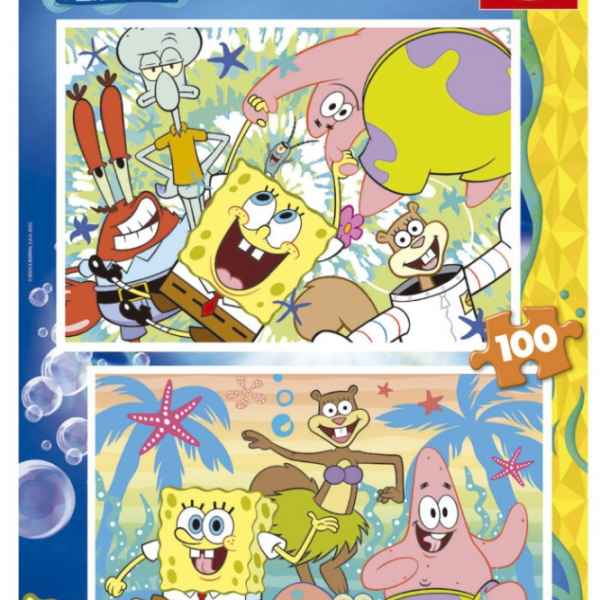 Пъзел 2в1 Educa, Sponge Bob, 2 х 100 части-hT8cf.jpeg