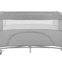 Бебешка кошара на две нива Kikka Boo Nighty Night, Grey-hrSTi.jpeg