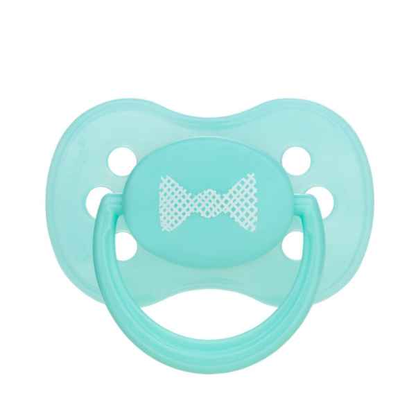 Силиконова залъгалка със симетрична форма Canpol Pastelove 18м+, тюркоаз-hu5yH.jpg