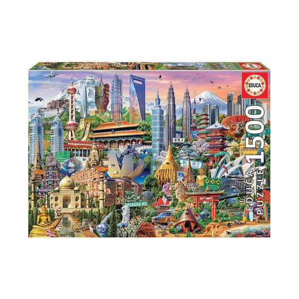 Пъзел Educa, Природни забележителности на Азия, 1500 части-hycV0.jpeg