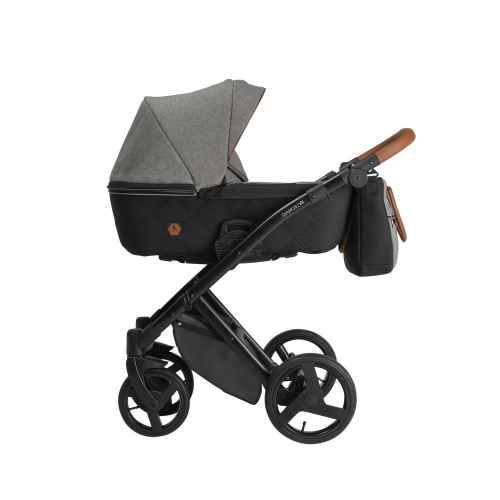 Комбинирана бебешка количка 3в1 Tutek DIAMOS | VX 3в1 Dark Grey DVX4