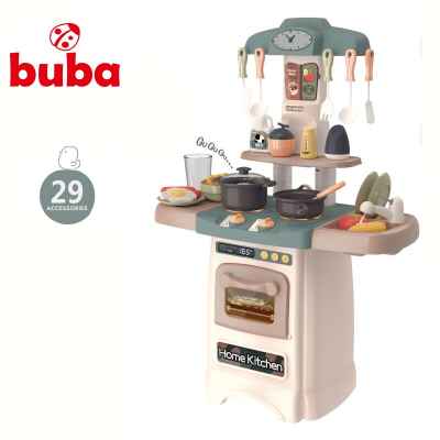 Детска кухня Buba Home Kitchen, Ретро сива