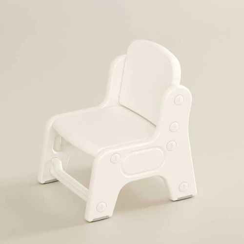 Детско пластмасово столче Feelkids, бяло