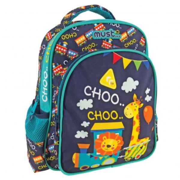 Детска раница с 2 ципа Must, Little Train-iSWZl.jpeg