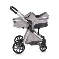 Комбинирана бебешка количка 3в1 Moni Alma, светлосива-idVXB.jpeg