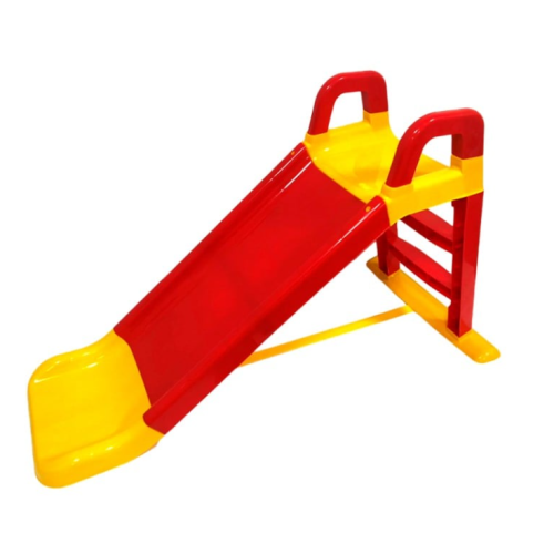 Детска пързалка 3toysm 140 см, червена/жълта