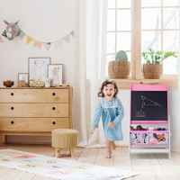 Детски дървен статив за рисуване 3в1 Ginger Home, Super girl-ir4b7.jpeg