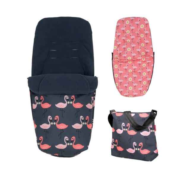 Комплект чувалче и чанта Cosatto, Pretty Flamingo-ivTCy.jpeg