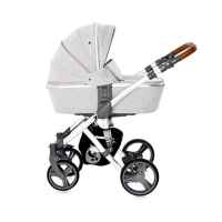 Комбинирана бебешка количка Lorelli Rimini, Grey & Black Dots РАЗПРОДАЖБА-izEHf.jpg