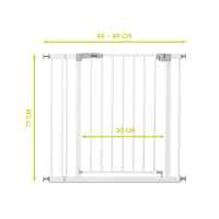 Предпазна преграда за бебе Hauck Open N Stop KD White, с включен удължител 9 см-j2gg8.jpeg