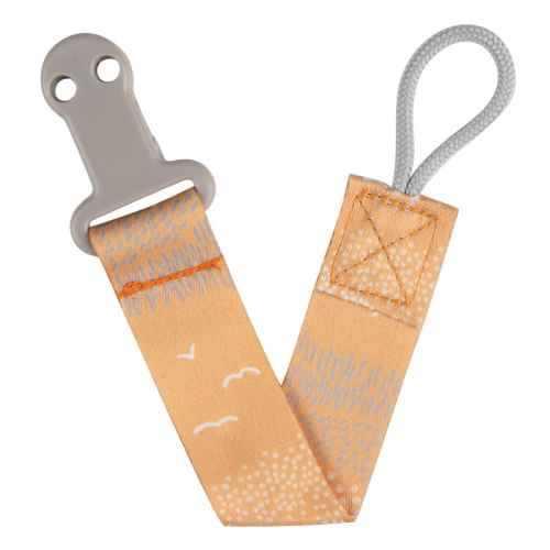 Клипс за залъгалка с лента Canpol Mountain, жълта