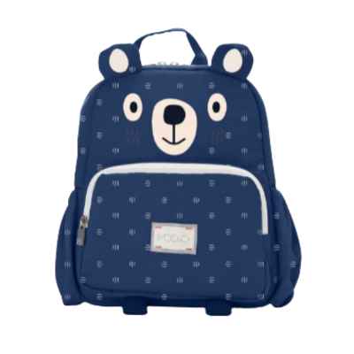 Раница памучна Nuvita Orso, синьо Мече