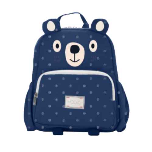 Раница памучна Nuvita Orso, синьо Мече