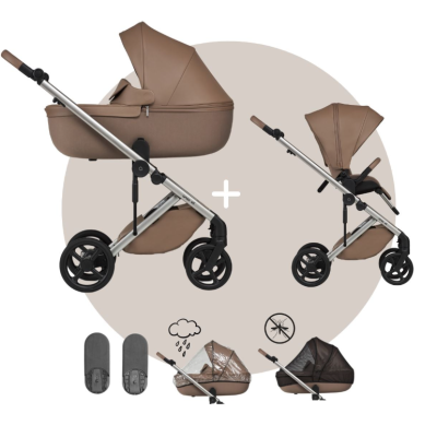 Комбинирана бебешка количка 2в1 Anex Eli, Secret
