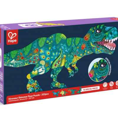 Пъзел за под Hape, Динозавър, 202 части
