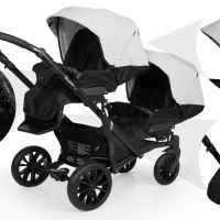 Бебешка количка за близнаци 2в1 Kunert Booster Light, крем-jjmzm.jpeg