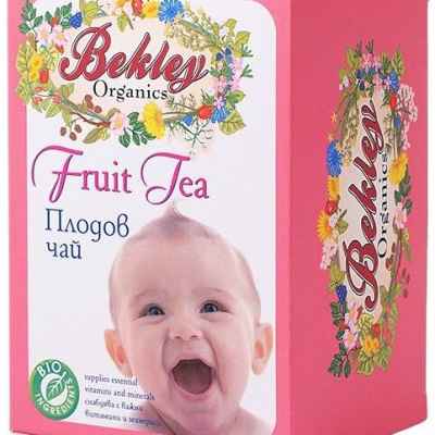 Плодов чай за бебета Bekley Organics, 20 броя