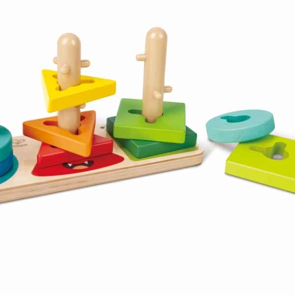 Комплект дървени форми за подреждане Hape, Twist & Stack, 10 части-jwzKZ.jpeg