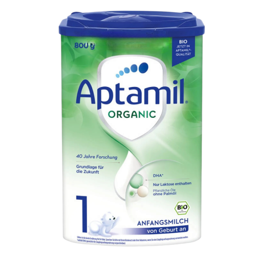 Мляко за кърмачета Aptamil Organic 1, 0-6 м 800 гр.