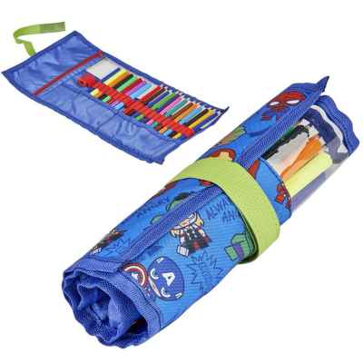 Сгъваем несесер с флумастери и аксесоари Cerda, Avengers