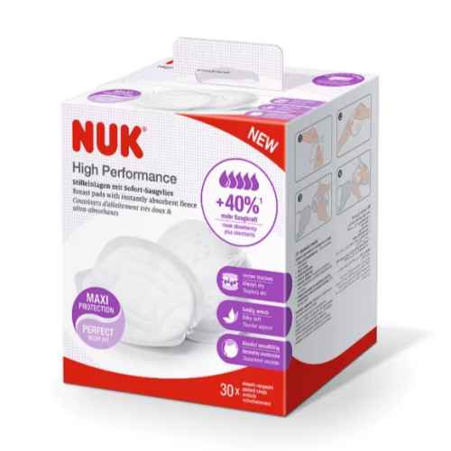 Подплънки за кърмачка NUK Hihg performance, 30бр.