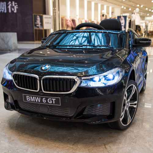 Акумулаторна кола JJ BMW 6 GT, черен металик