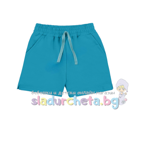 Детски къс панталон Sunny Kids, син петрол-kHsu8.png