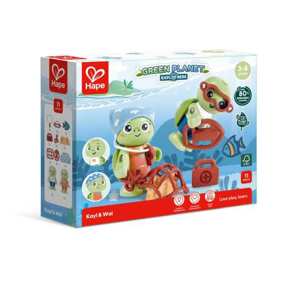 Дървен комплект Hape, Уай и Кейл спасители на моретата-kI6Aw.jpeg