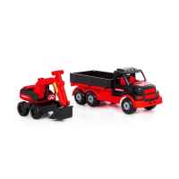Камион Polesie Toys Mammoet с багер-kMhb6.jpg