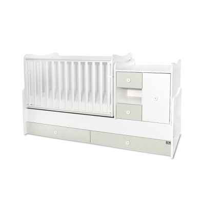 Бебешко легло Lorelli MiniMAX NEW 190/72, бяло/milky green