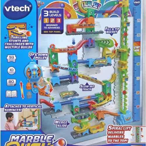 Интерактивна играчка Vtech, Marble Rush, Комплект писта с мраморни топчета за стена