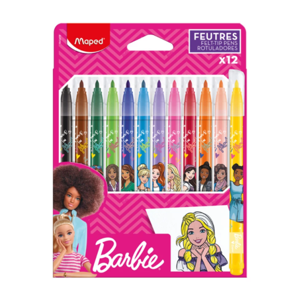 Флумастери Maped Barbie, 12 цвята-l4Y0x.png