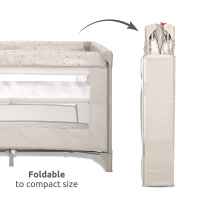 Бебешка кошара 2 нива Lorelli Carina, GREEN STARS -l8QvX.jpeg