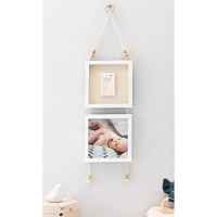 Декоративна бяла рамка за закачане за отпечатък и снимка Baby Art Hanging Frame Essentials-lCavF.jpg