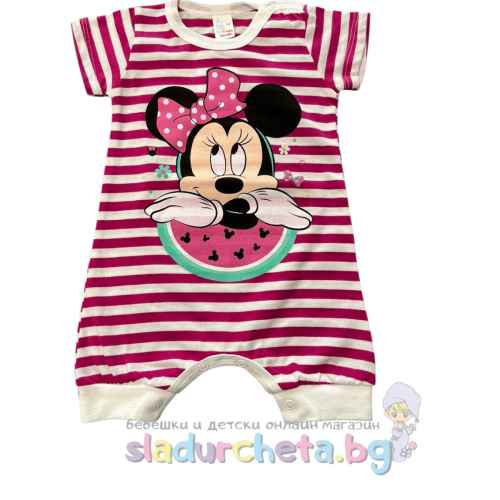 Бебешки гащеризон Светли, Мини Маус